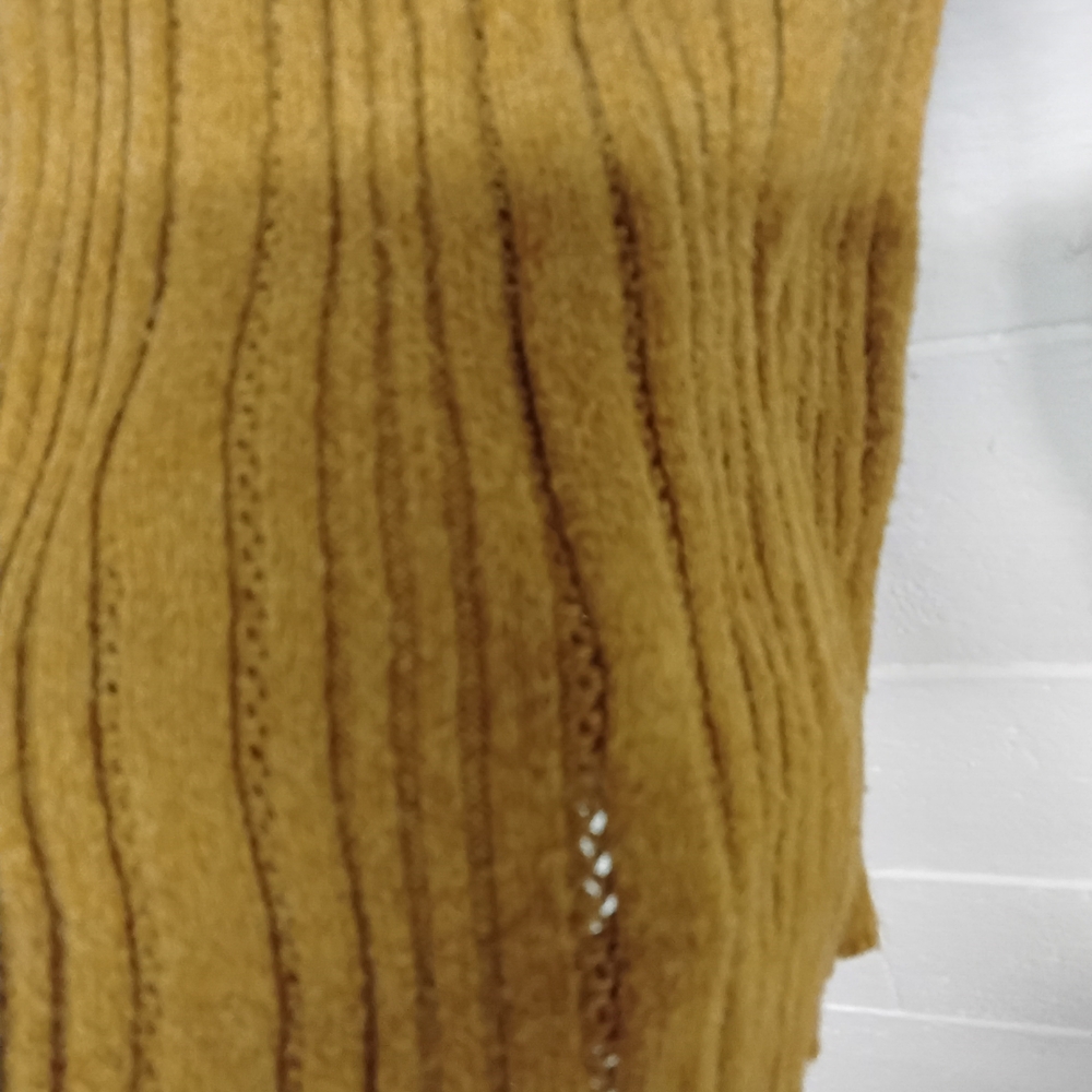 Mustard Yellow Ribbed Sweater - Picture 4 of 5